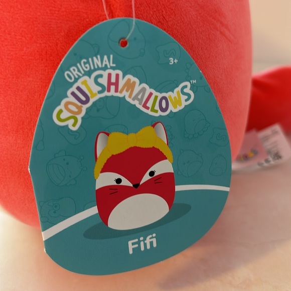 🌸💖 NWT Squishmallows FiFi Plush – Yellow Headband & Bow 💖🌸 - Picture 8 of 11